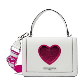 Karl Lagerfeld Paris Simone Deco Crossbody, White/Cactus