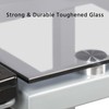 Topeakmart Glass Drafting Table Rolling Drawing Desk Artists Art Craft