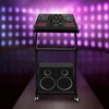 12U DJ Mixer Stand, Adjustable 2-Tier Universal Rack with Wheels