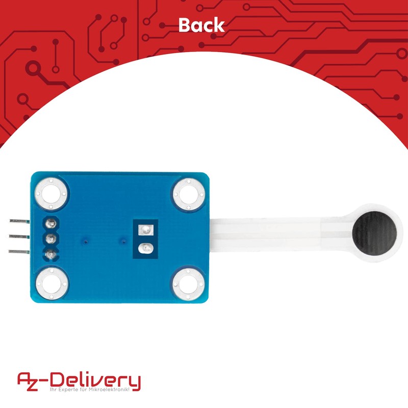 AZDelivery 5 x Film Force Sensitive Resistance Flexible Thin Film