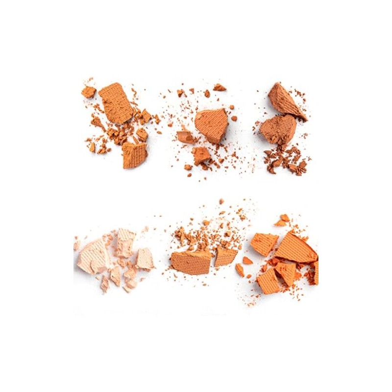 Biseú, Paleta De Contorneadores En Polvo, Bronzer, Contour, Iluminador, 24gr