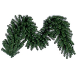 Vickerman Oregon Fir Artificial Christmas Garland - 9ft x 14in with 240 PVC Tips - Indoor or Outdoor Garland Traditional Greenery for Banister, Mantle, or Holiday Decor