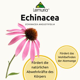 Lemuria – ET Echinacea- Nützlich zur Förderung der natürlichen Abwehrkräfte des Körpers und für das Wohlbefinden der Atemwege – 30 ml - Made in Italy