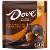 DOVE PROMISES Individually Wrapped Dark Chocolate & Peanut Butter Candy,