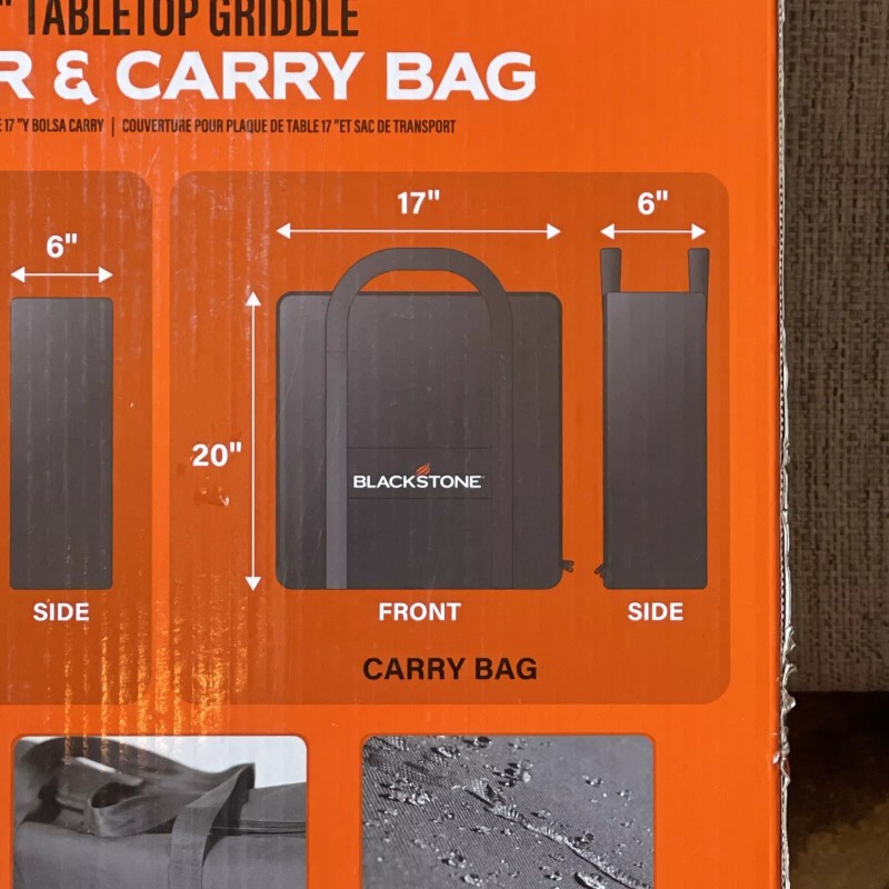 Blackstone 17” Tabletop Griddle Cover and Carry Bag