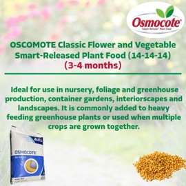 14-14-14 Classic Fertilizer – 50 LB Slow Release Granules – 3-4 Month Controlled-Release Plant Food – Professional-Grade for Nursery, Garden, Landscape & Container Use