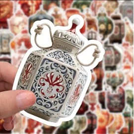 Unbranded 10pcs Elegant Chinese Lantern Stickers- Scrapbook, Journal *Random Assortment