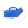Men's Portable Urinal with Lid 1200ml Capacity Plastic Urine Bottle