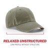 Richardson Unisex 324 Pigment-Dyed Adjustable Backstrap Baseball Cap, Solid Light