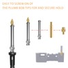 6-Piece Soldering Iron Melting Aid Set, Universal Soldering Iron Tips