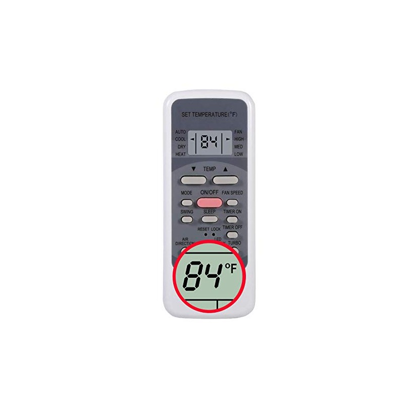 CHOUBENBEN Replacement Remote Control for Midea RG51M5/(C) EU RG51I10/BGE Milexus