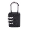 RESET -071 3-Digit Mini Combination Lock Compact Combination Lock for