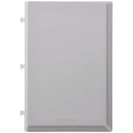 Maruman MNHD2X5SET Clear Holder, Limited Edition, For Notebooks, A5, Ring Attachment, Set of 5, Gray