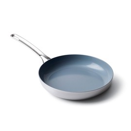 GreenPan X Food 52 Five-Two Essentials, Tri-Ply Stainless Steel Healthy Ceramic Nonstick 10" Frying Pan Skillet with Bonus Pan Protector, PFAS-Free, Multi Clad, Induction, Dishwasher-Oven Safe, Silver