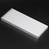 10pcs Aluminium Heatsink, 40 x 8 x 100 mm Radiator