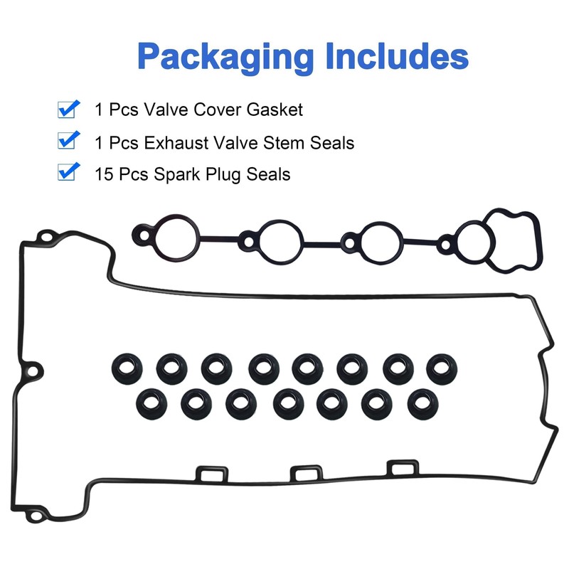 Panwarmoll 12598014 VS50769R Engine Valve Cylinder Head Cover Gasket Fit