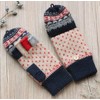 UNICOLD Winter Knitted Fingerless Gloves Thermal Insulation Warm Thickended Wool