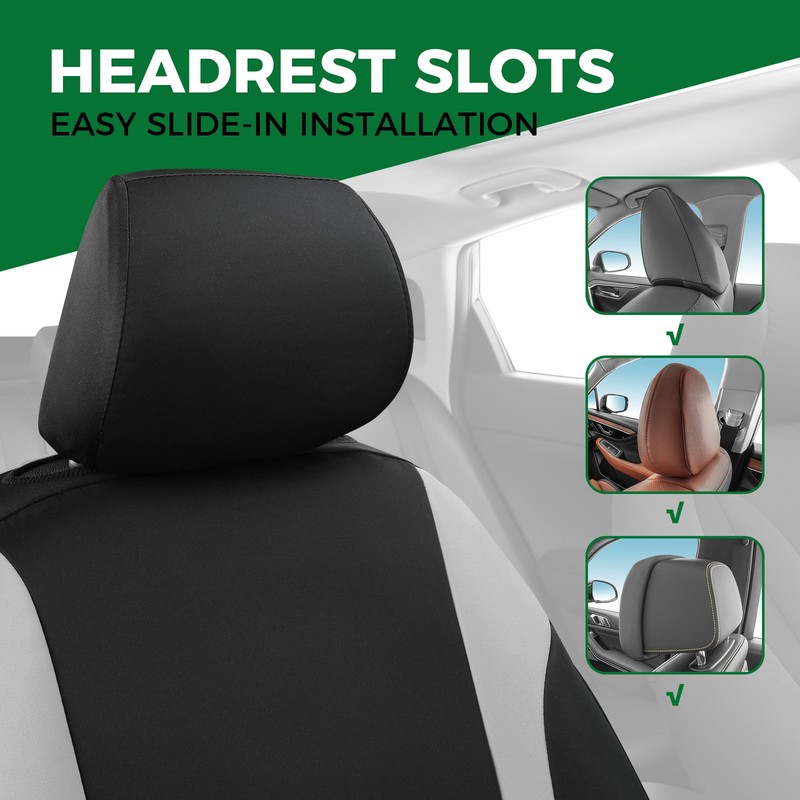 GIANT PANDA Polycotton Front Car Seat Cover for Toyota Rav4