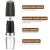 Gravity Electric Salt and Pepper Grinder Set with LED Light