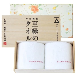 Dolce duo DAM-332 Imabari Towel Gift (Packaged), Face Towel, White, Made in Japan, 100% Cotton, Approx. 33.1 x 12.8 inches (84 x 32.5 cm), Present, Celebration of Cheerfulness, Household Celebration