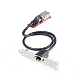 StarTech.com 1-Port 2.5GbE 2280 M.2 Network Card, NBASE-T PCIe Ethernet, Intel I225-V, Multi-Gigabit, SFF/Desktop PC LAN Card, TAA