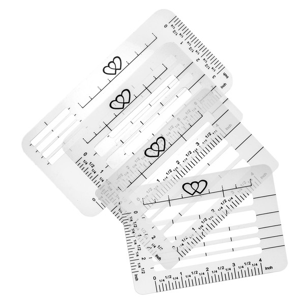 Plastic Envelopes 4pcs Letter Mold Stencils Lettering Stencils Envelopes Stencil