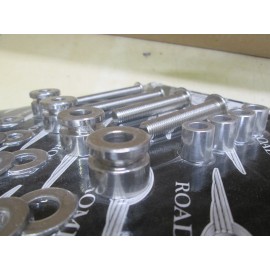 ROADKROME -  REMOVABLE SADDLEBAG BUTTON MOUNT KIT - VT750 ACE WITH  BACKREST