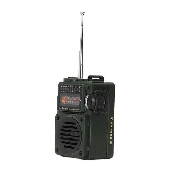 Portable Shortwave Radios, Pocket Retro Mini Radio Rechargeable with Sleep