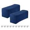 sourcing map 2pcs Stretch Armrest Covers for Chairs/Sofas, Couch Arm