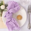 MLMC 60 Pack Cheese Cloth Napkins Lilac Wedding Napkins 21"x21"