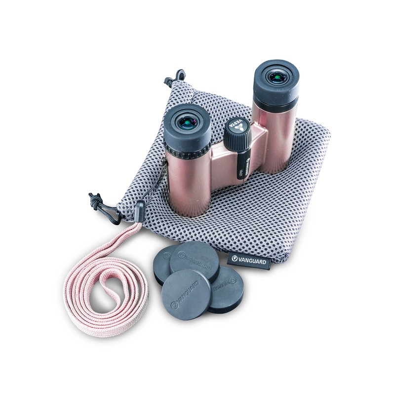 Vanguard VESTA 1021 Rose 10x21 Compact Binoculars - Pink