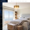 Gold Crystal Chandeliers 16” Modern Small Ceiling Pendant Light Fixture
