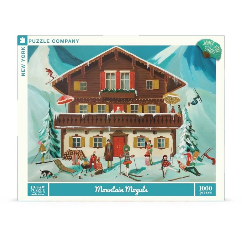 New York Puzzle Company - Janet Hill Mountain Moguls -