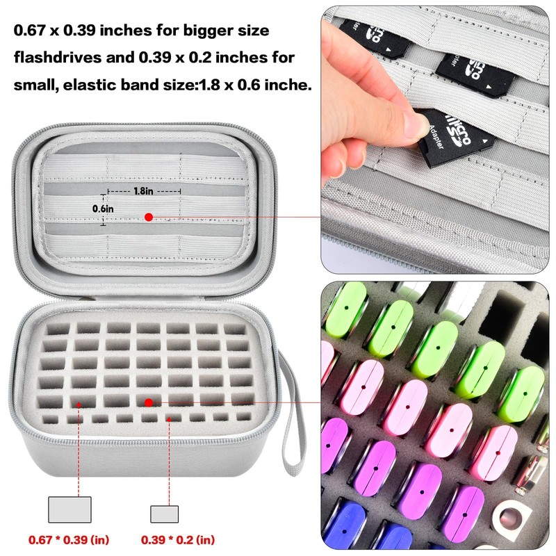 USB Flash Drive Case (Box Only) (Gray)