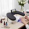 U Shaped Nail Arm Rest, Ergonomic Manicure Hand Rest Stand