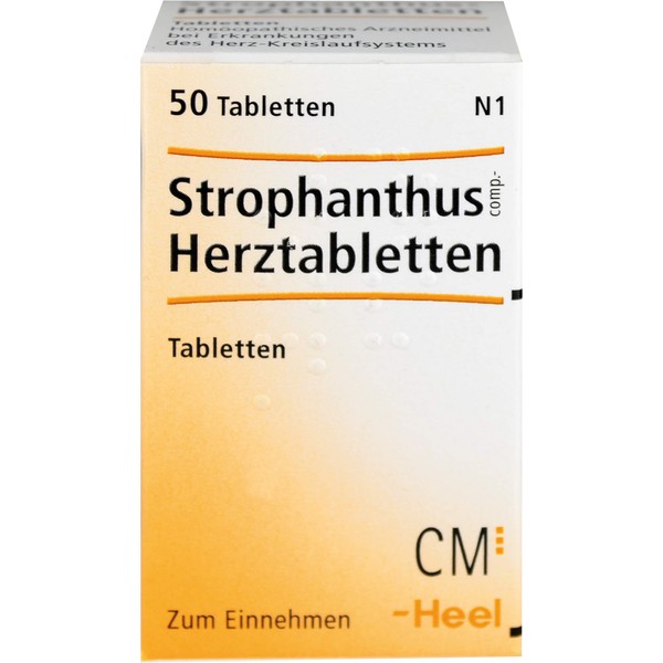 Strophantus comp. Herztabletten Heel, 50 pcs. Tablets