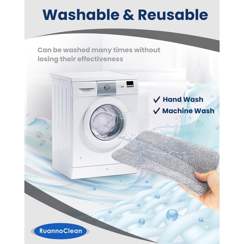 RuannoClean Steam Mop Pads Compatible with Seyola/FEPPO and Others Steam