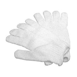 Exfoliating Gloves – Body Scrubber Gloves, Bath Gloves for both Women and Men – Shower Spa Message and Body Scrubs - White scrub gloves