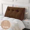 Sasttie Headboard Pillow Twin/Twin XL, Wedge Pillow Headboard for Dorm,