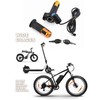 E Throttle 22mm Twist Throttle Accelerator with Switch LED Voltage