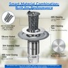 1.25"-2.6" Shower Drain Hair Catcher, Magnetic Floor Drain Stopper(1 Pack)