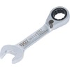 BGS 30713 Ratchet ring wrench, short, 13 mm