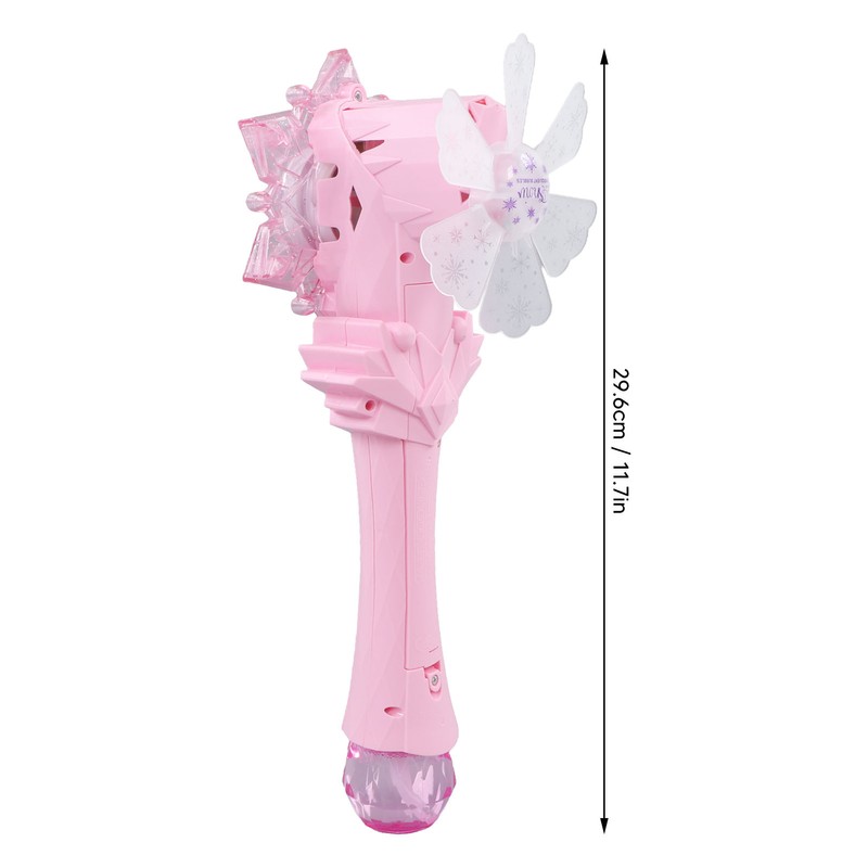 Music Light Bubble Wand Automatic Safe Handheld Electric Bubble Stick