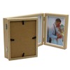 Smiling Art Foldable Photo Frame for 3 Landscape and Portrait