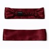 Casa Della Silk Elan Mulberry Silk Headband – Bordeaux Red