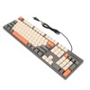 104 Keys Wired Keyboard 3 Colors Cute Gaming Keyboard USB