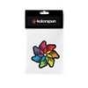 Kolorspun Rainbow Pinwheel Pride Parche termoadhesivo