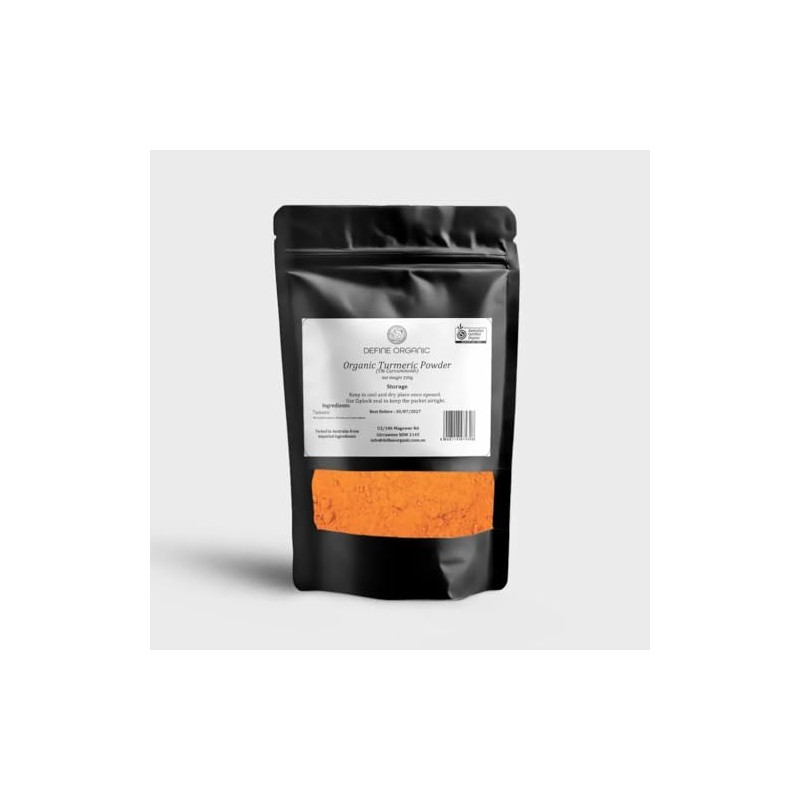 Define Organic Turmeric Powder, Fine Powder, 5% Curcuminoids, Organic, Anti-inflammatory