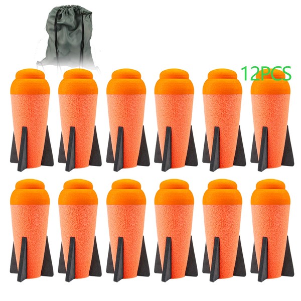 Aevdor Mega Missile Refill for Nerf N-Strike Elite Series, 12