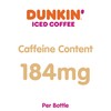 Dunkin' French Vanilla Iced Coffee Bottles, 13.7 fl oz, 12
